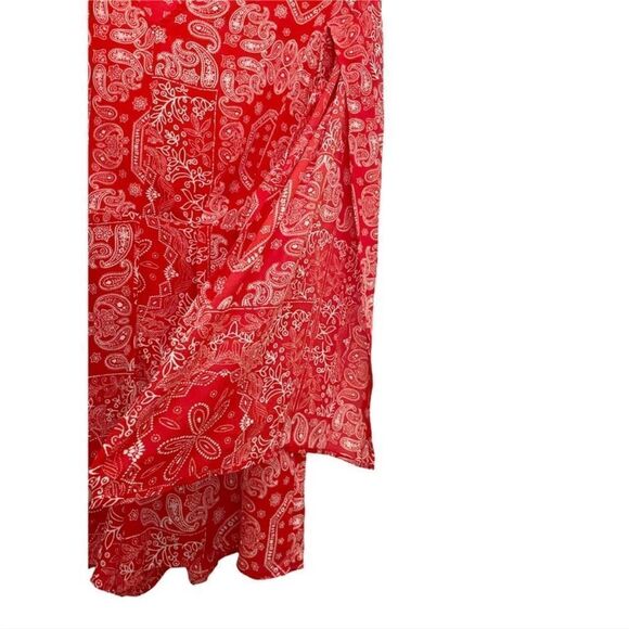 GB Gianni Bini Long Sleeve Red Floral Romper Size S - Picture 5 of 8